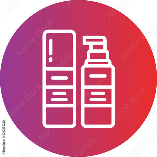 Face primer vector icon style