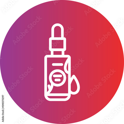 Face serum vector icon style