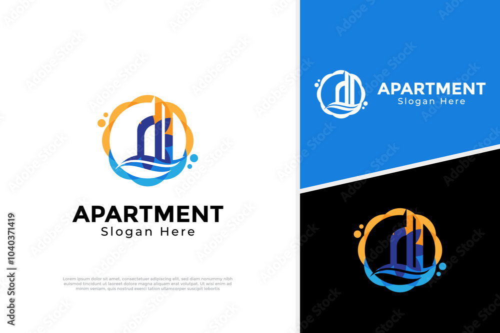 Set of Hotel high concept real estate logo vector template Set of Hotel high concept real estate logo vector template
