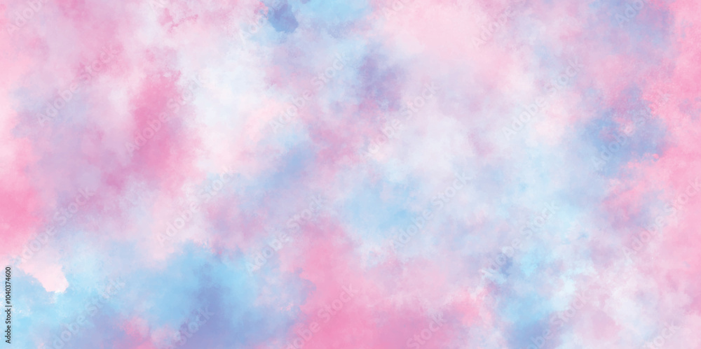Abstract cloudy gradient background with multicolor cloudy stains, multicolor clouds texture watercolor picture painting illustration, Pastel colors wet effect hand drawn soft watercolor background. Abstract cloudy gradient background with multicolor cloudy stains, multicolor clouds texture watercolor picture painting illustration, Pastel colors wet effect hand drawn soft watercolor background.