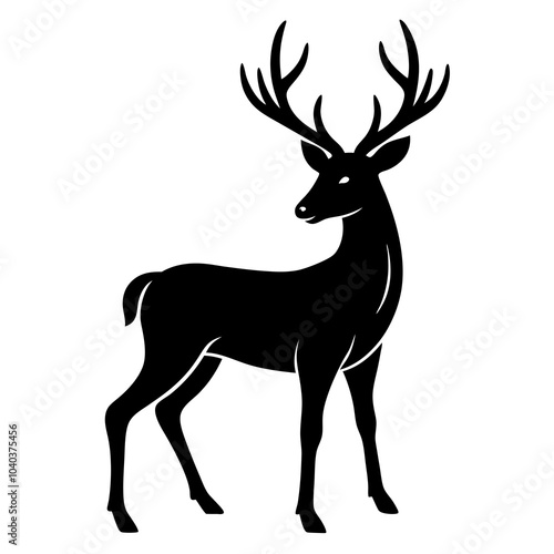 deer silhouette vector