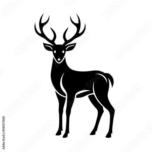 deer silhouette vector