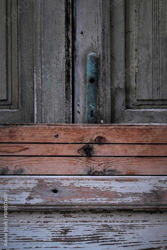 Old wooden door details