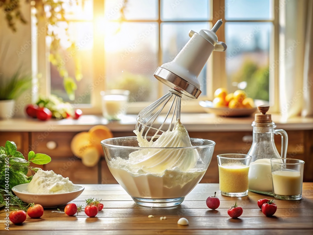 Whipping Cream with a Mixer - Deliciously Creamy Kitchen Action Whipping Cream with a Mixer - Deliciously Creamy Kitchen Action