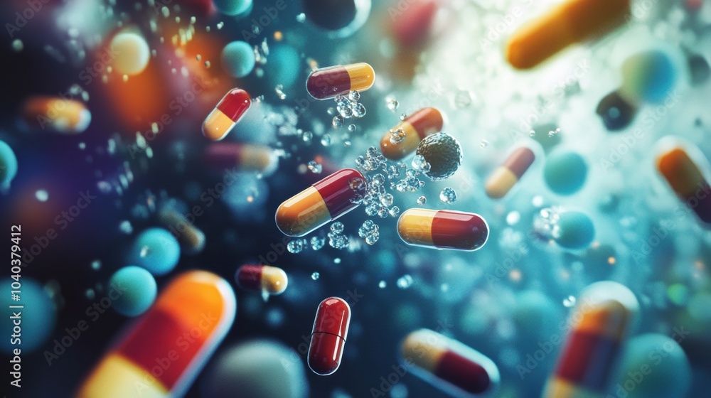 the effects of a new drug on the molecular level, medicine molecules interacting with human cells the effects of a new drug on the molecular level, medicine molecules interacting with human cells