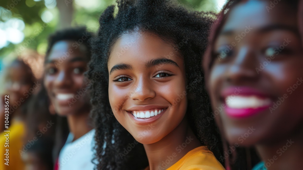 Fototapeta premium Mental health initiatives america africa Focused on supporting students of color with culturally sensitive therapy