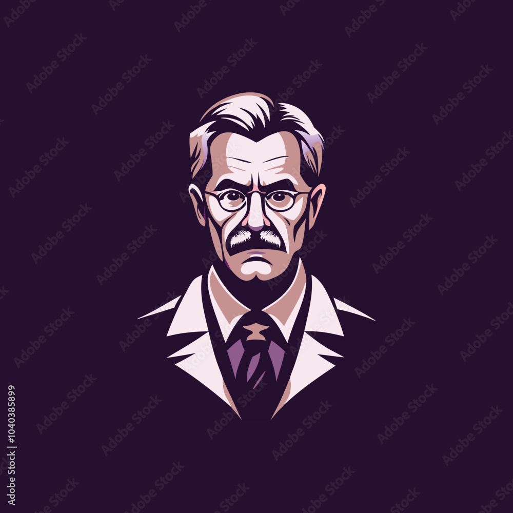 Politician icon in flat style Politician icon in flat style