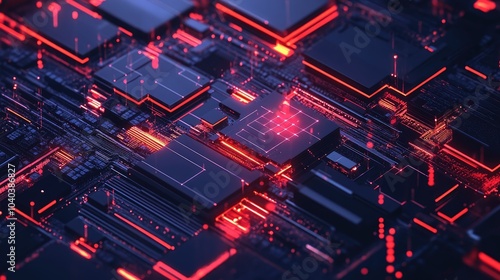 Wallpaper Mural Exploring the intricacies of modern technology a visual representation of circuitry and digital connectivity Torontodigital.ca