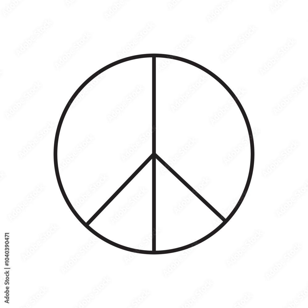 Peace Symbol, Peace sign, anti war icon, international symbol of peace Peace Symbol, Peace sign, anti war icon, international symbol of peace