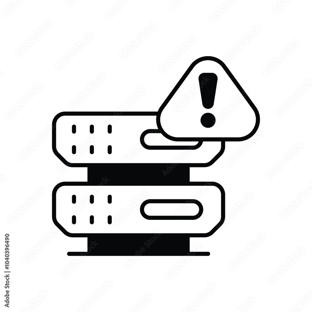Database Issue vector icon Database Issue vector icon