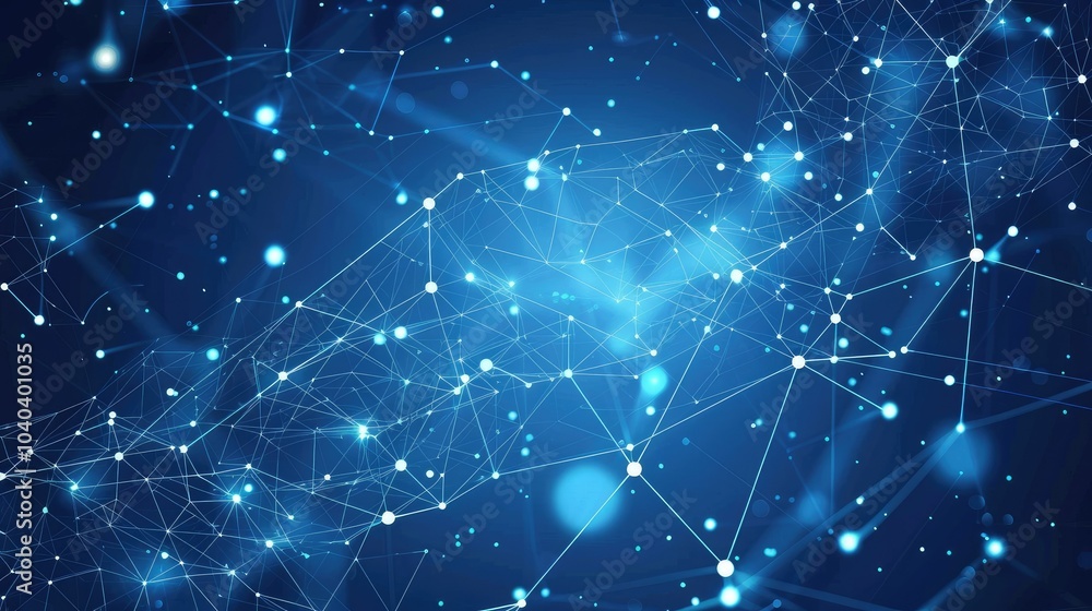 Abstract blue technology background with connection lines and dots --no text and people, human --chaos 10 --ar 16:9 Job ID: 987c7f14-981c-4b6d-8307-4d60425b5be5 Abstract blue technology background with connection lines and dots --no text and people, human --chaos 10 --ar 16:9 Job ID: 987c7f14-981c-4b6d-8307-4d60425b5be5