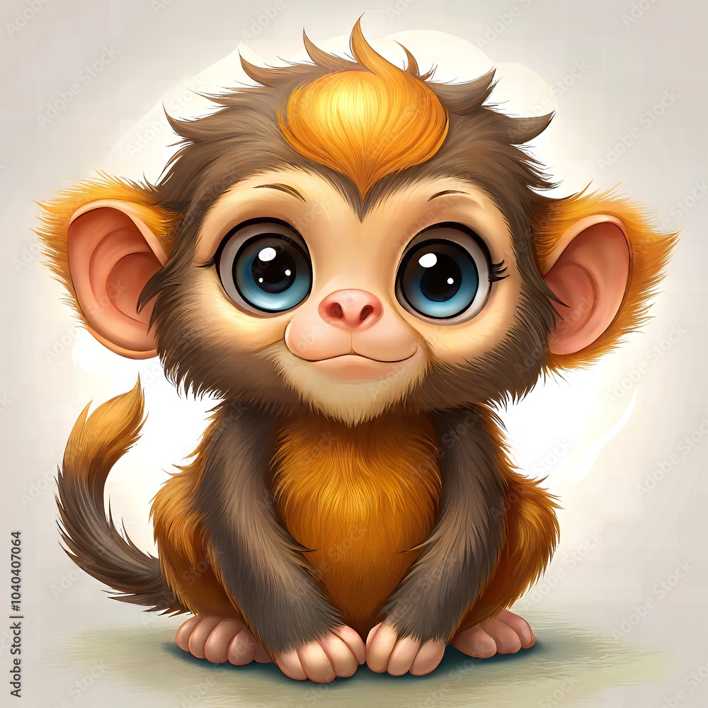 Cute Baby Monkey Clipart Image Cute Baby Monkey Clipart Image