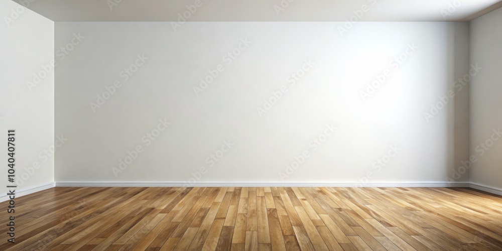 Empty Room with Wooden Floor, White Walls, and Natural Light, interior design, room decor, home improvement Empty Room with Wooden Floor, White Walls, and Natural Light, interior design, room decor, home improvement