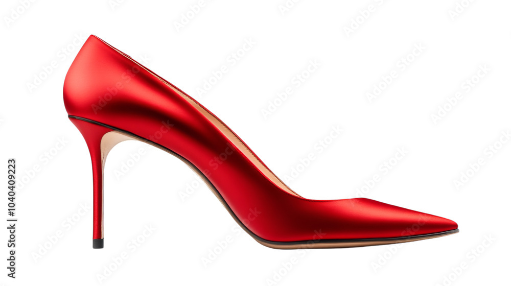 PNG Red Stiletto Heels: Classic and Elegant Footwear Isolated on Transparent Background PNG Red Stiletto Heels: Classic and Elegant Footwear Isolated on Transparent Background