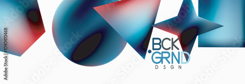 Fluid color geometric shapes abstract background. Vector Illustration For Wallpaper, Banner, Background, Card, Book Illustration, landing page