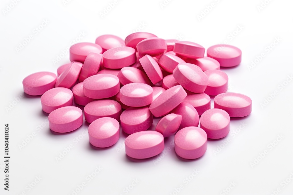 Pill pink white background antioxidant. Pill pink white background antioxidant.