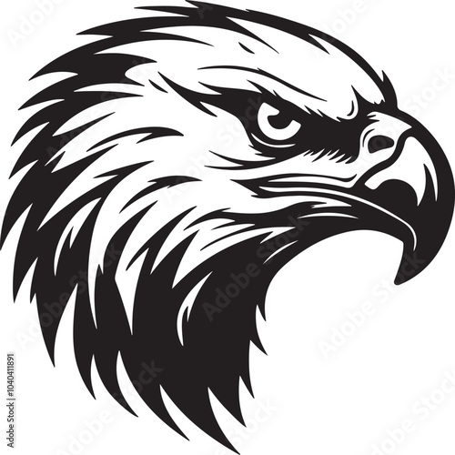 eagle head vector