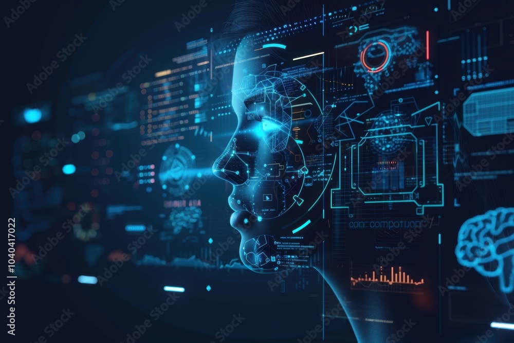 Innovative AI Software Banner Design for Tech Startup Demo Promotion Innovative AI Software Banner Design for Tech Startup Demo Promotion