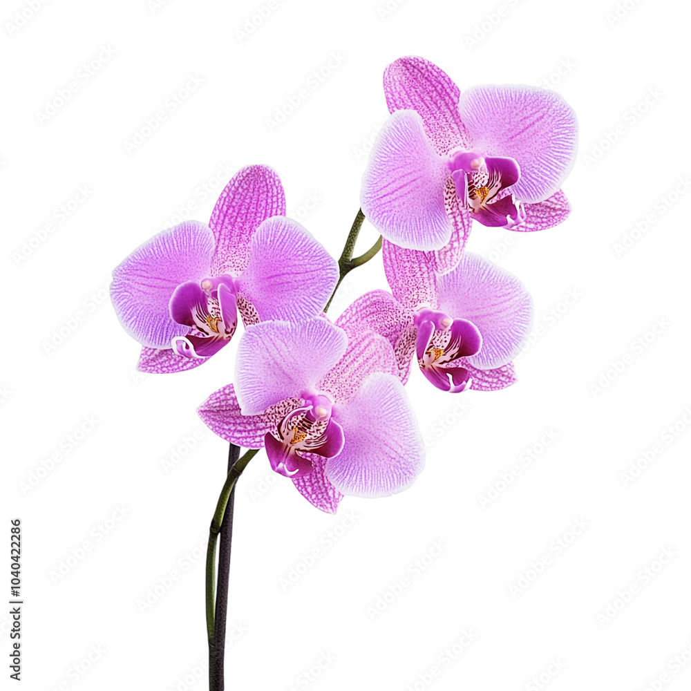 Fototapeta premium orchids flower on a transparent background