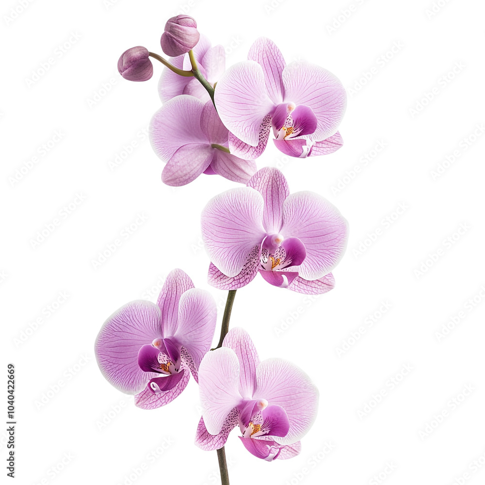 orchids flower on a transparent background orchids flower on a transparent background