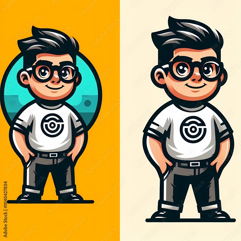 A boy vector illustration A boy vector illustration
