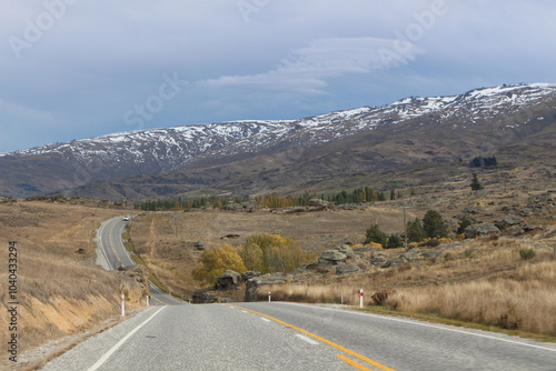 mountain road in the mountains