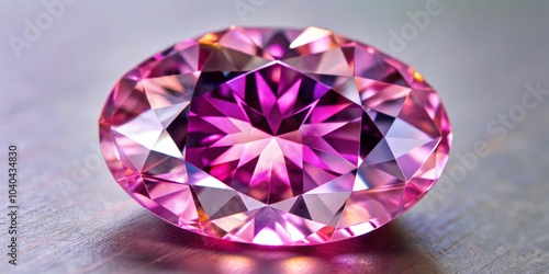 A Close-Up of a Pink Diamond, Sparkling and Glimmering, Diamond , Jewel , Gemstone