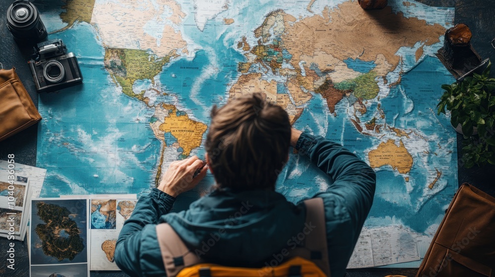 Fototapeta premium Planning the Next Adventure