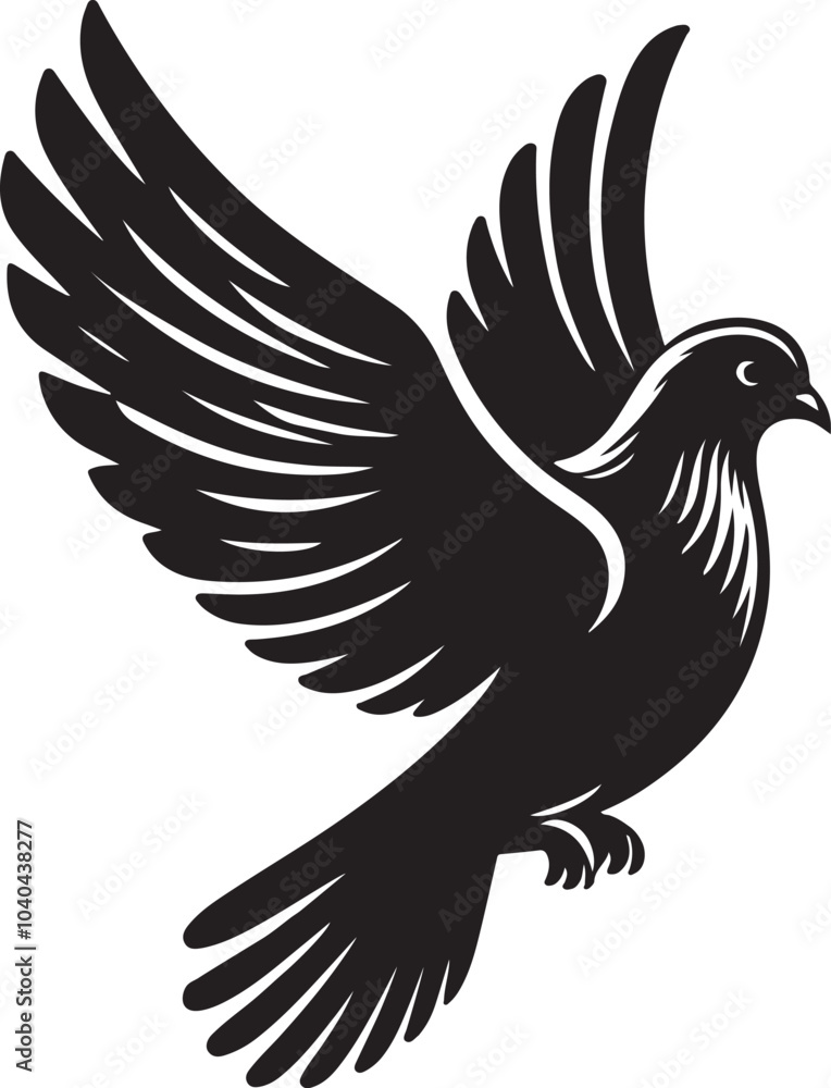 Dove vector illustration design and art Dove vector illustration design and art