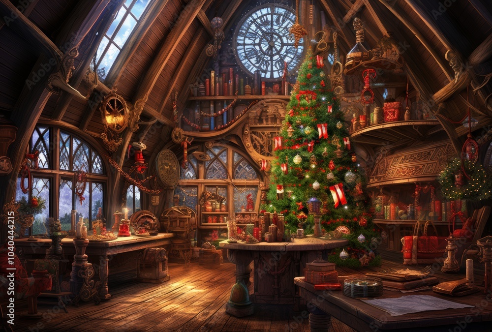 Obraz premium Santa's Workshop