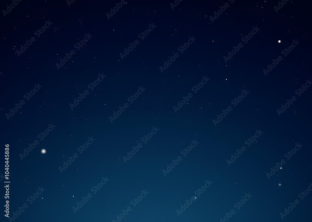 Obraz premium Starry night background with empty frame generated by artificial intelligence software for design purposes alone.