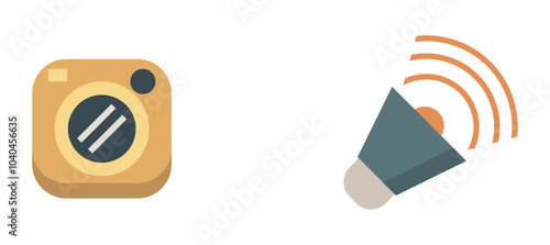 Set of telecommunications vector icons with a white background