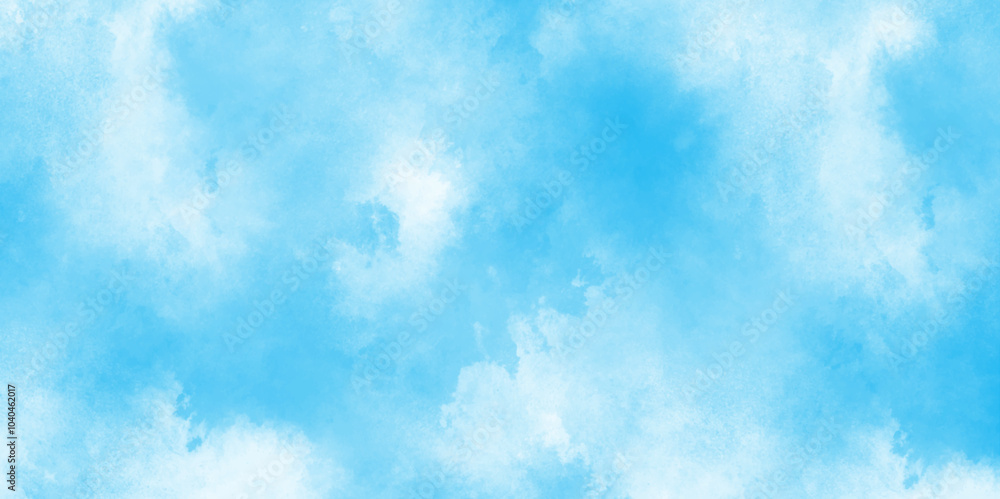 Watercolor stain with hand paint pattern on blue canvas, Abstract beautiful light blue cloudy sky clouds with stains, Creative vintage light sky blue background with various clouds and fogg. Watercolor stain with hand paint pattern on blue canvas, Abstract beautiful light blue cloudy sky clouds with stains, Creative vintage light sky blue background with various clouds and fogg.
