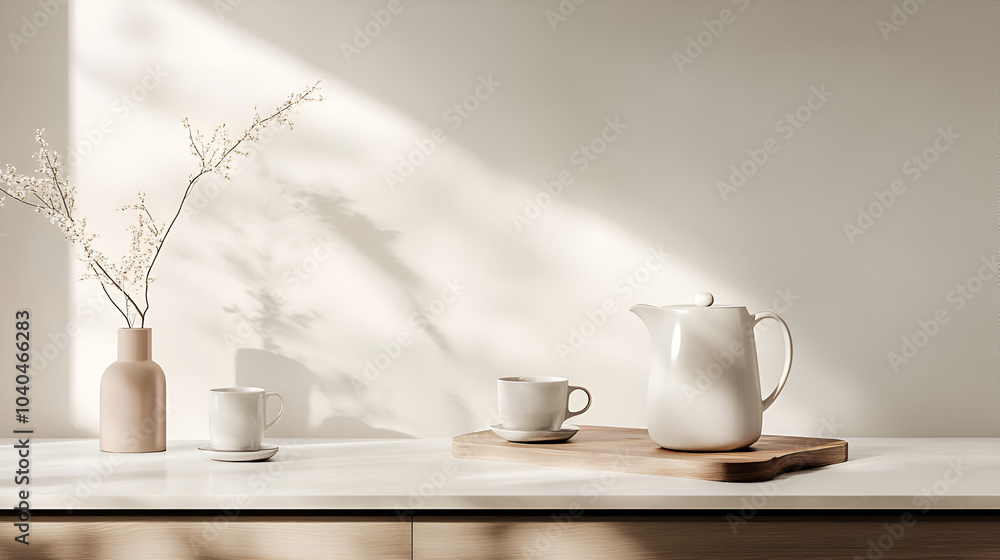 clean minimalist table decor, coffee on the table clean minimalist table decor, coffee on the table