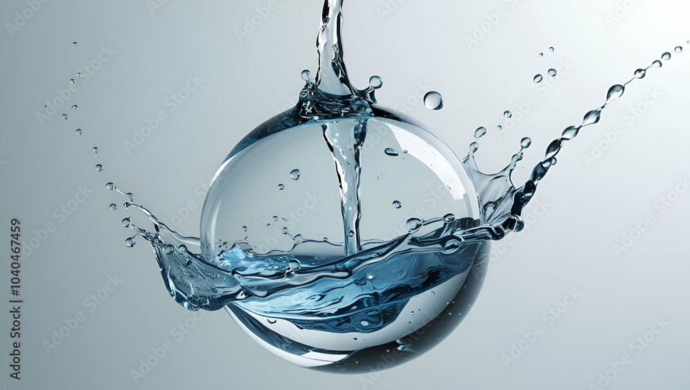 Immaculate Whirl: A Stunning Vision of Splashing Blue Water Against White, Generative AI
Immaculate Whirl: A Stunning Vision of Splashing Blue Water Against White, Generative AI