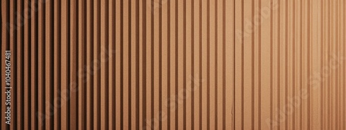 Corrugated metal surface, copper-colored, horizontal ribbed texture, industrial material, minimalist abstract background, metallic sheen, rhythmic pattern, architectural detail, warm tones, repetitive