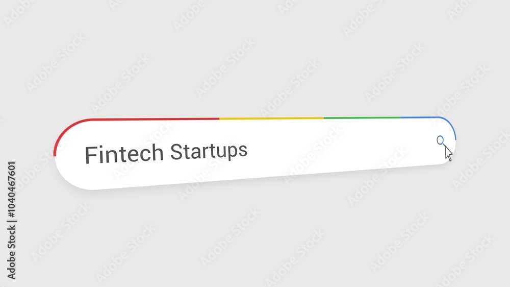Typing Fintech Startups in Search Bar Animation | Close-Up Search Engine Interface | Web Search for Fintech Startups | Internet Browsing, Technology, and Digital Marketing Animation Video Typing Fintech Startups in Search Bar Animation | Close-Up Search Engine Interface | Web Search for Fintech Startups | Internet Browsing, Technology, and Digital Marketing Animation Video