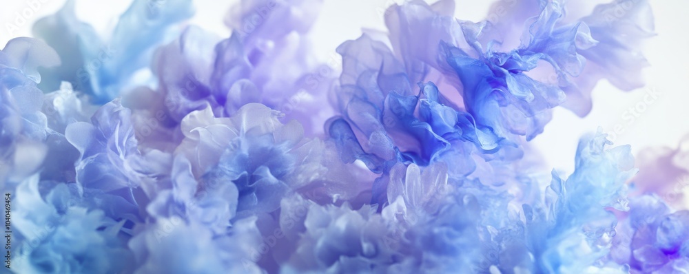 Delicate floral abstraction featuring soft hues of purple and blue, evoking tranquility and elegance for various creative projects. Delicate floral abstraction featuring soft hues of purple and blue, evoking tranquility and elegance for various creative projects.