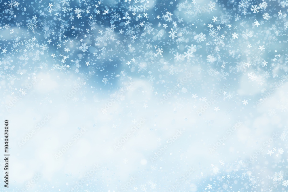Delicate white snowflakes scattered across the background to create a cozy winter atmosphere Delicate white snowflakes scattered across the background to create a cozy winter atmosphere