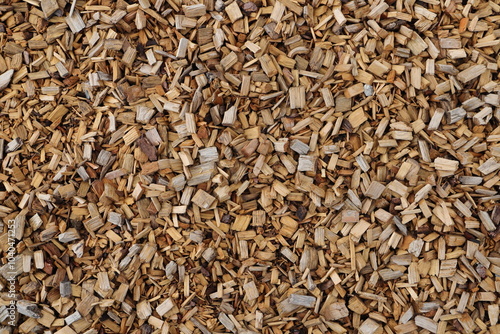 Wood chips as a background