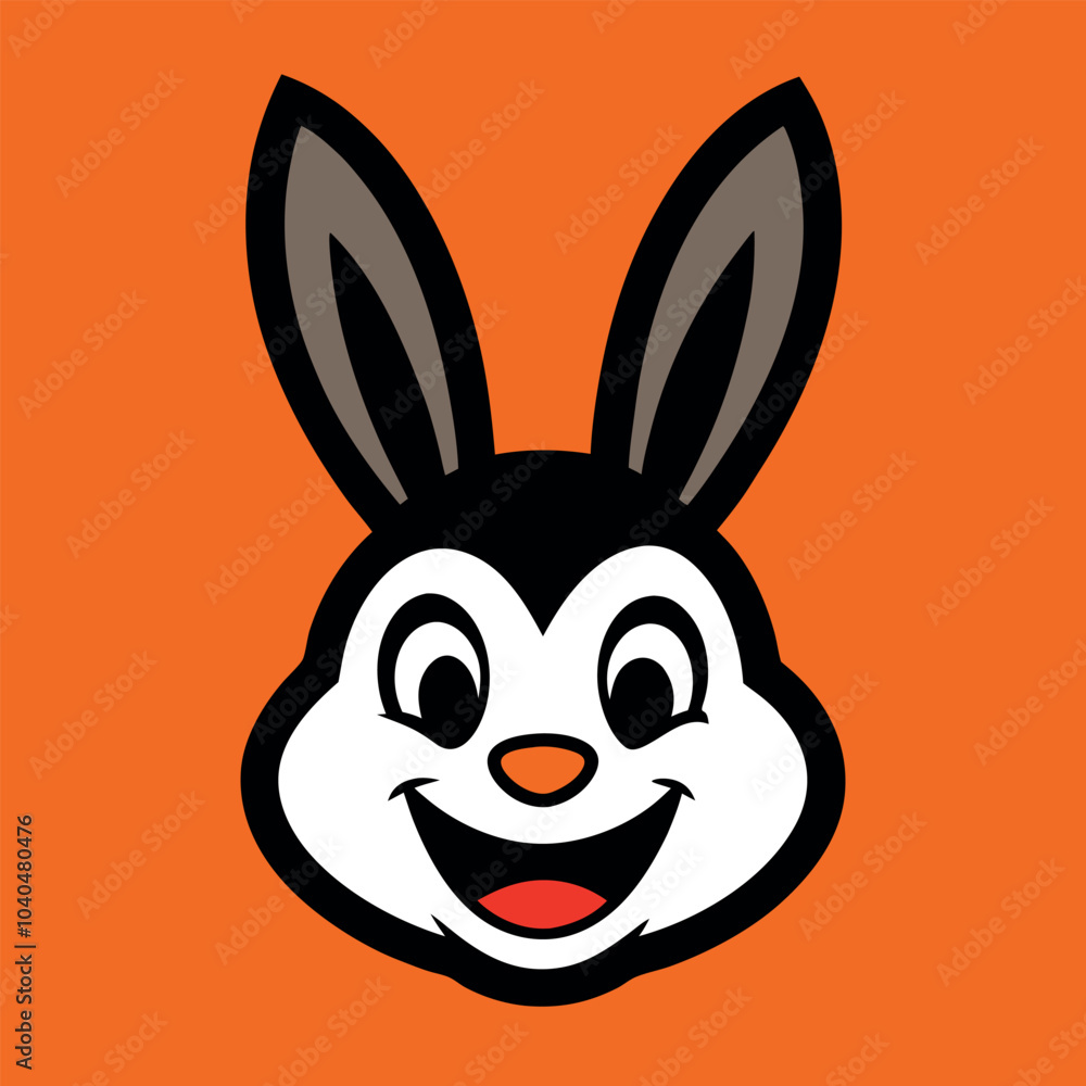 Cute Rabbit Head Cartoon Vector Icon Cute Rabbit Head Cartoon Vector Icon