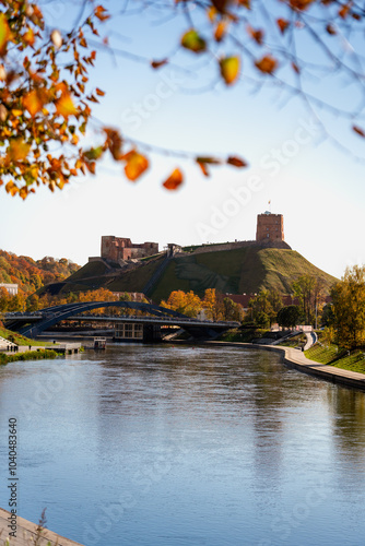 Vilnius castle on the lake