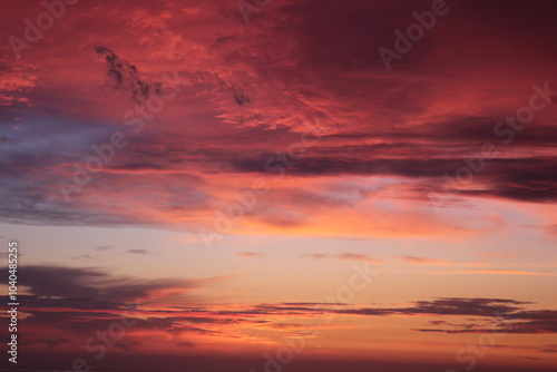 sunset at the beach