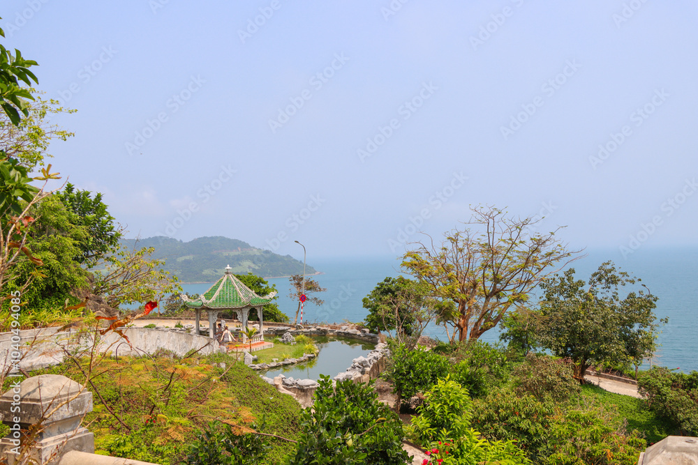 View of the Indian Ocean from Lady Buddha temple View of the Indian Ocean from Lady Buddha temple