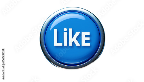 thumb up icon without background. LIKE botton for social media 
