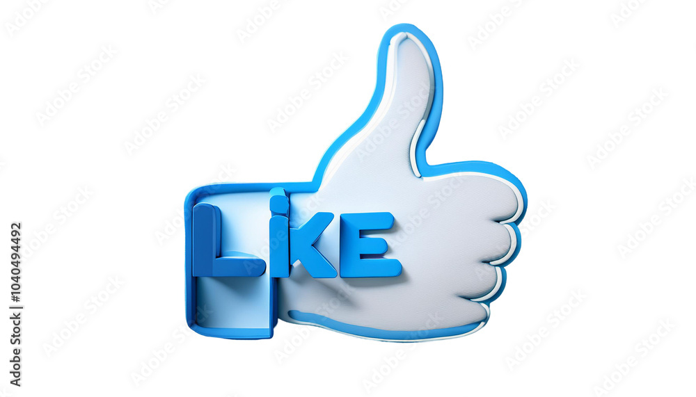thumb up icon without background. LIKE botton for social media thumb up icon without background. LIKE botton for social media
