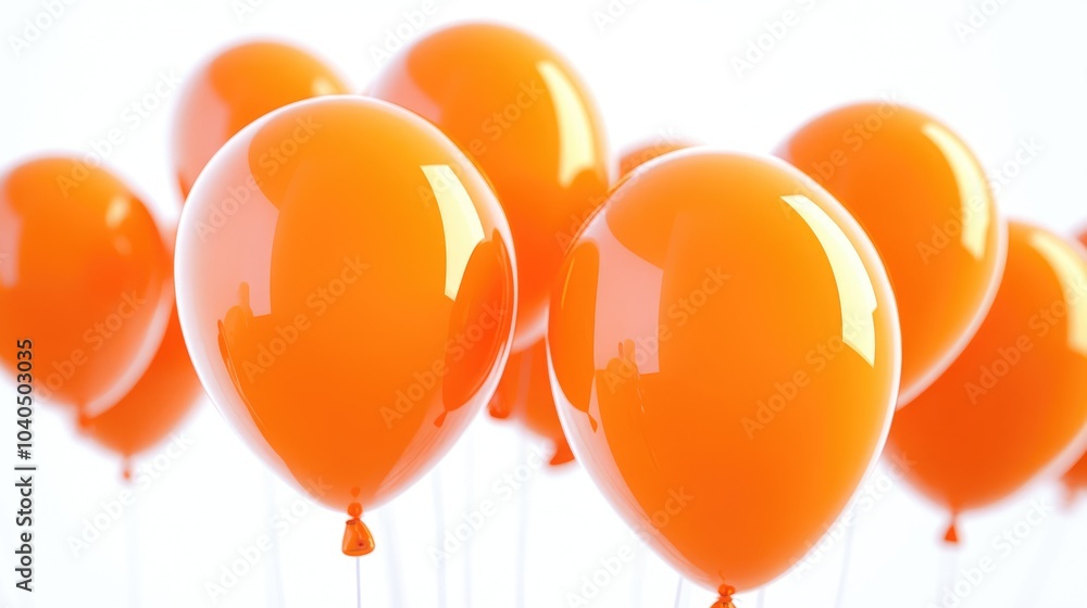 custom made wallpaper toronto digitalVibrant orange balloons a symbol of joy and celebration for every festivity and occasion