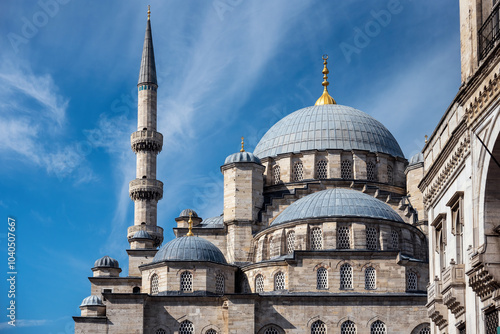 New Valide Sultan Mosque in Istanbul, Yeni Valide Sultan Camii. photo