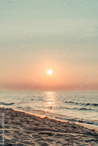 Sunset over Lake Michigan