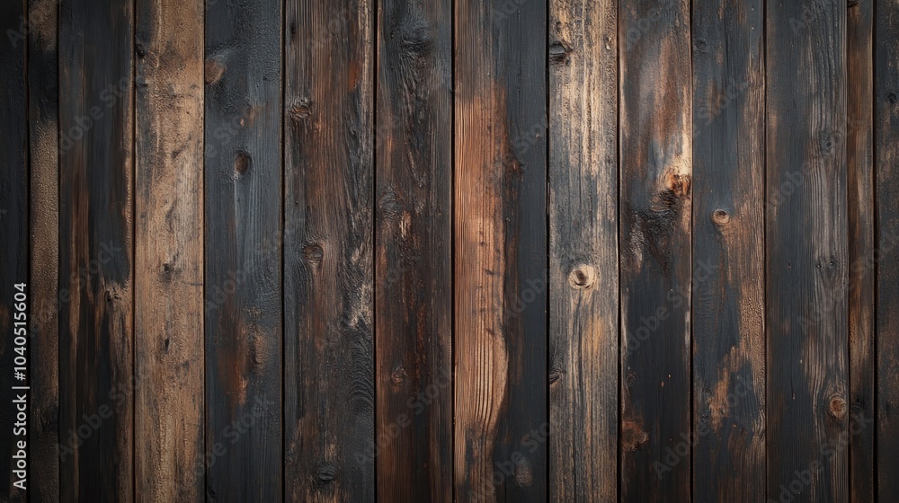 Naklejka premium Wood texture background, wood planks. Grunge wood, painted wooden wall pattern.